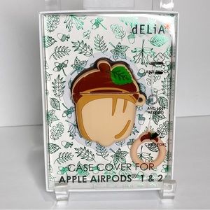dELiA*s Acorn Apple Air Pods 1 and 2 Case Cover Fall  NEW